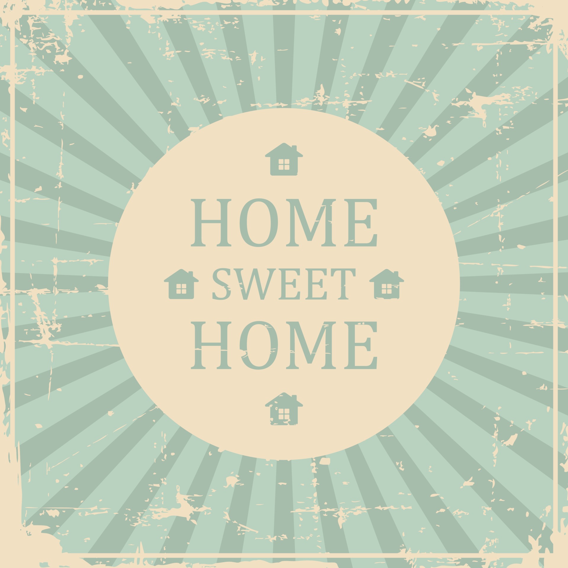 Home Sweet Home Signage Vintage Retro Shabby 3124495 Vector Art at Vecteezy