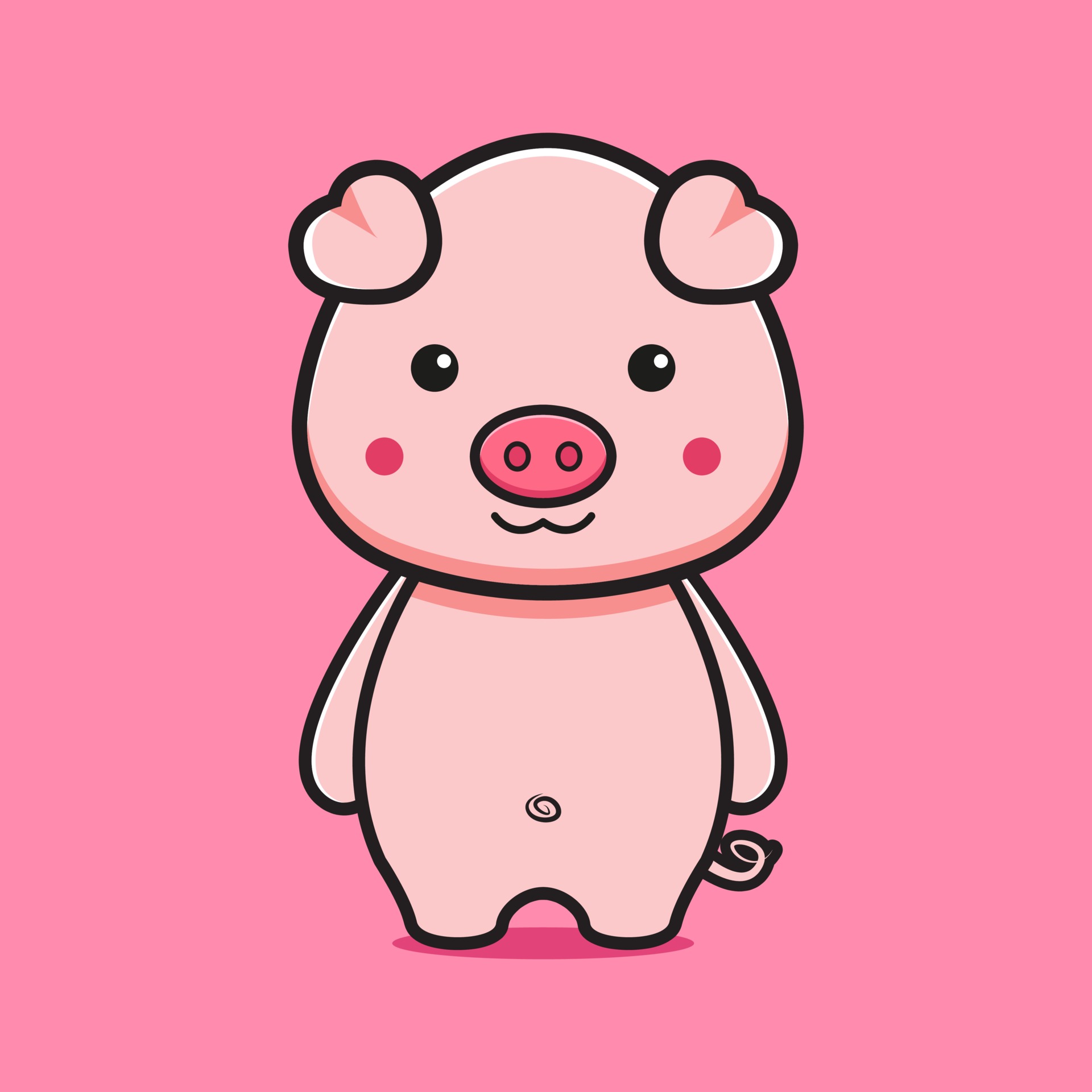 Cute pig cartoon icon illustration 3124786 Vector Art at Vecteezy Cute pig cartoon icon illustration 3124786 Vector Art at Vecteezy