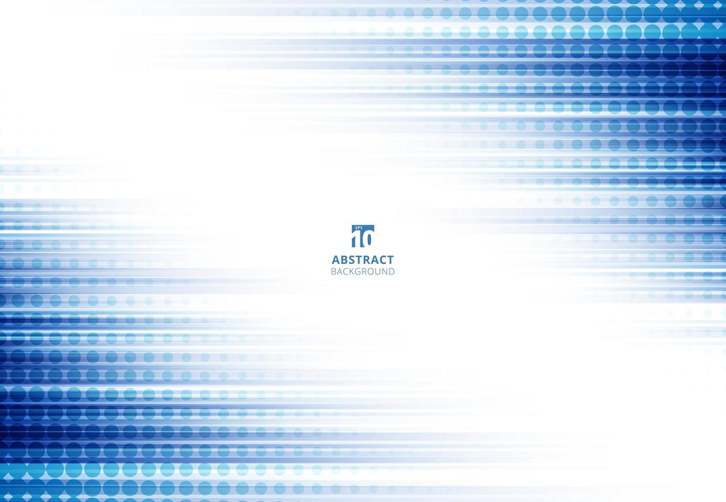 Blue abstract lines background technology halftone white background vector