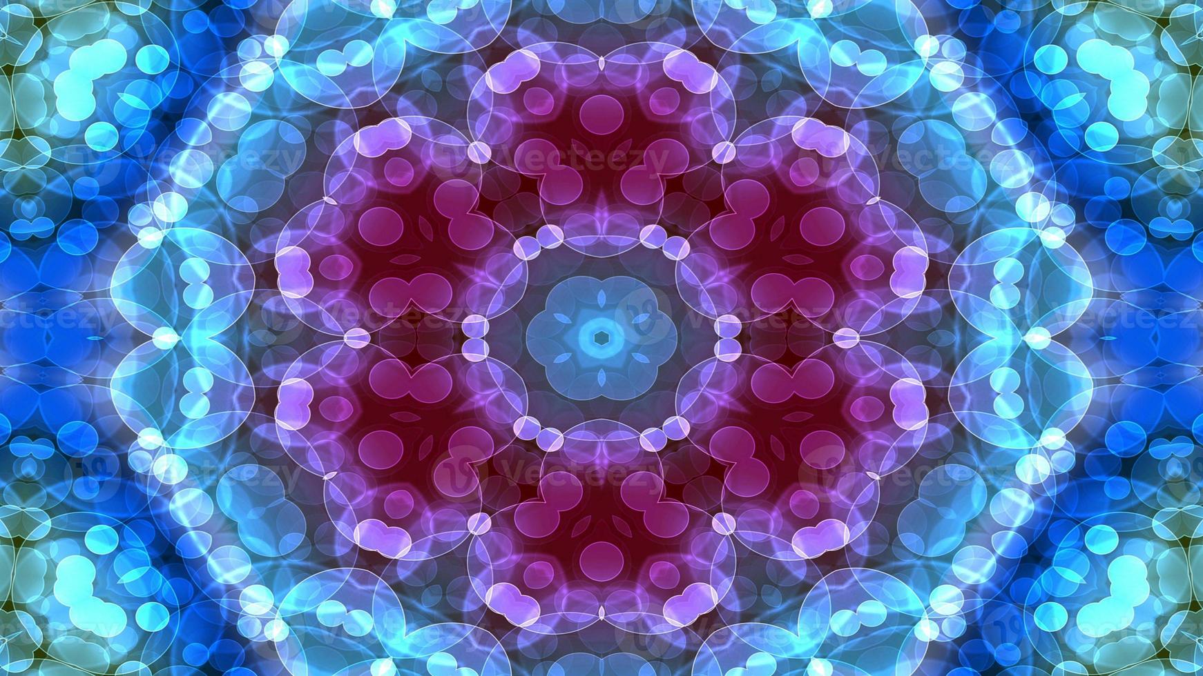 Colorful Shiny and Hypnotic Kaleidoscope photo