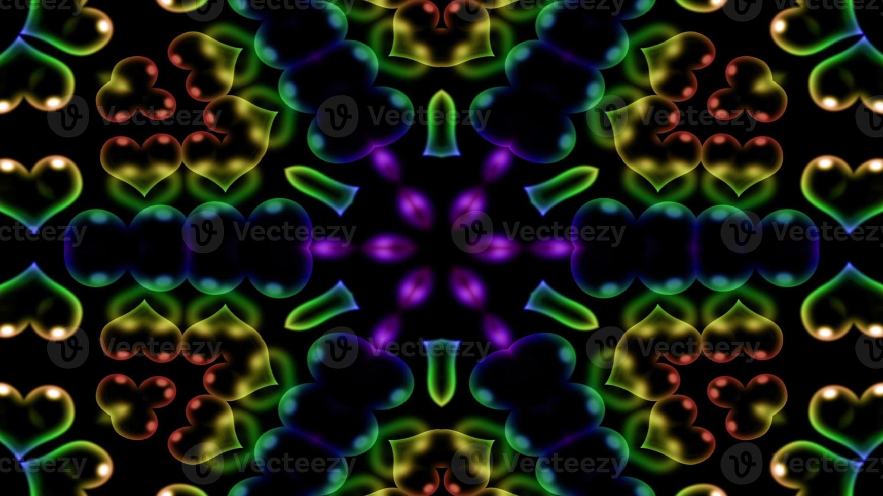 Colorful Shiny and Hypnotic Kaleidoscope photo