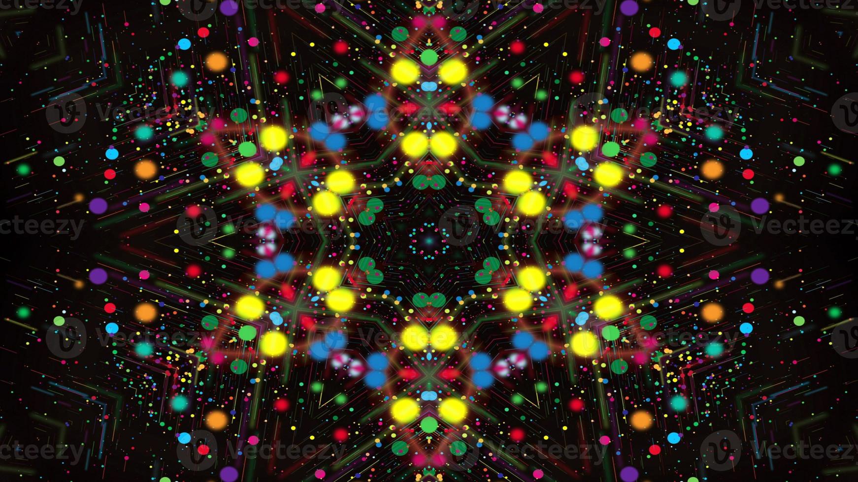 Colorful Shiny and Hypnotic Kaleidoscope photo