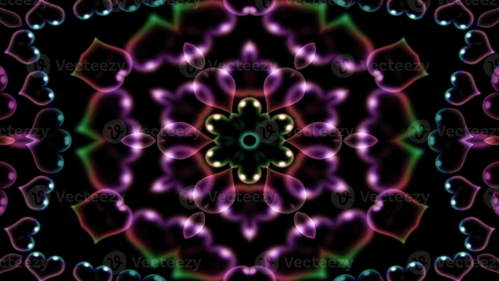 Colorful Shiny and Hypnotic Kaleidoscope photo