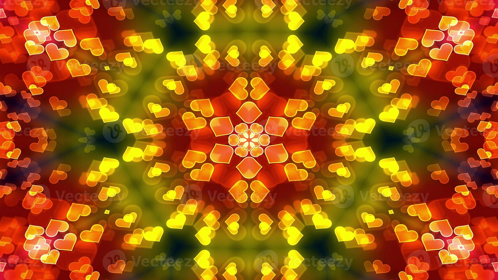 Colorful Shiny and Hypnotic Kaleidoscope photo