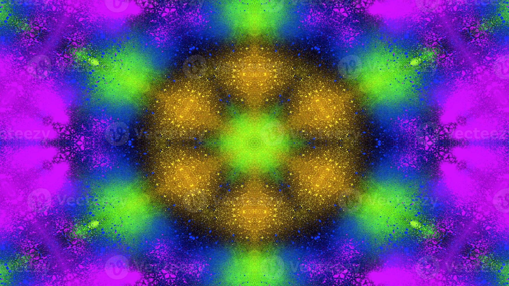 Abstract Colorful Symmetric Kaleidoscope photo