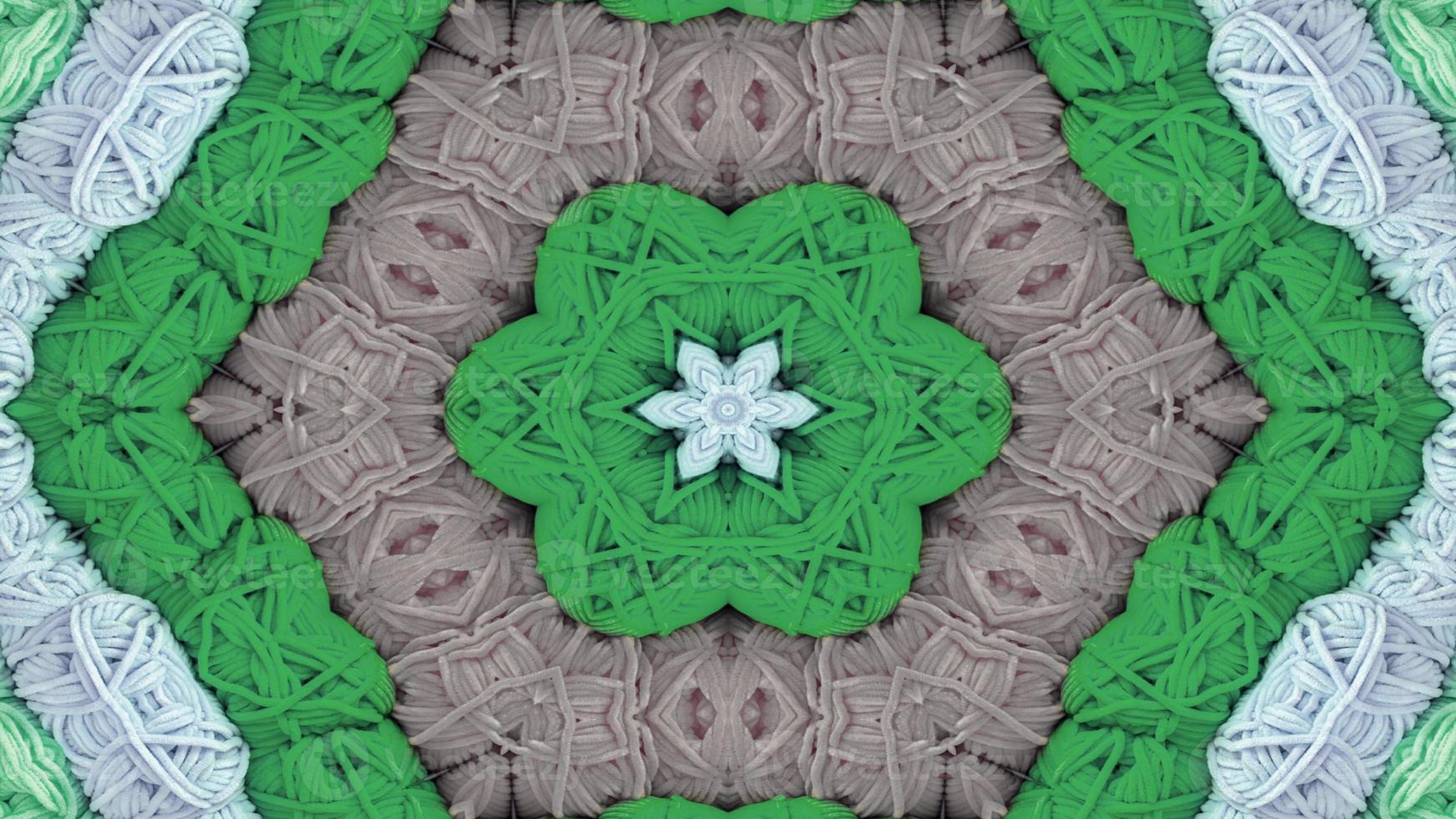 Abstract Colorful Symmetric Kaleidoscope photo