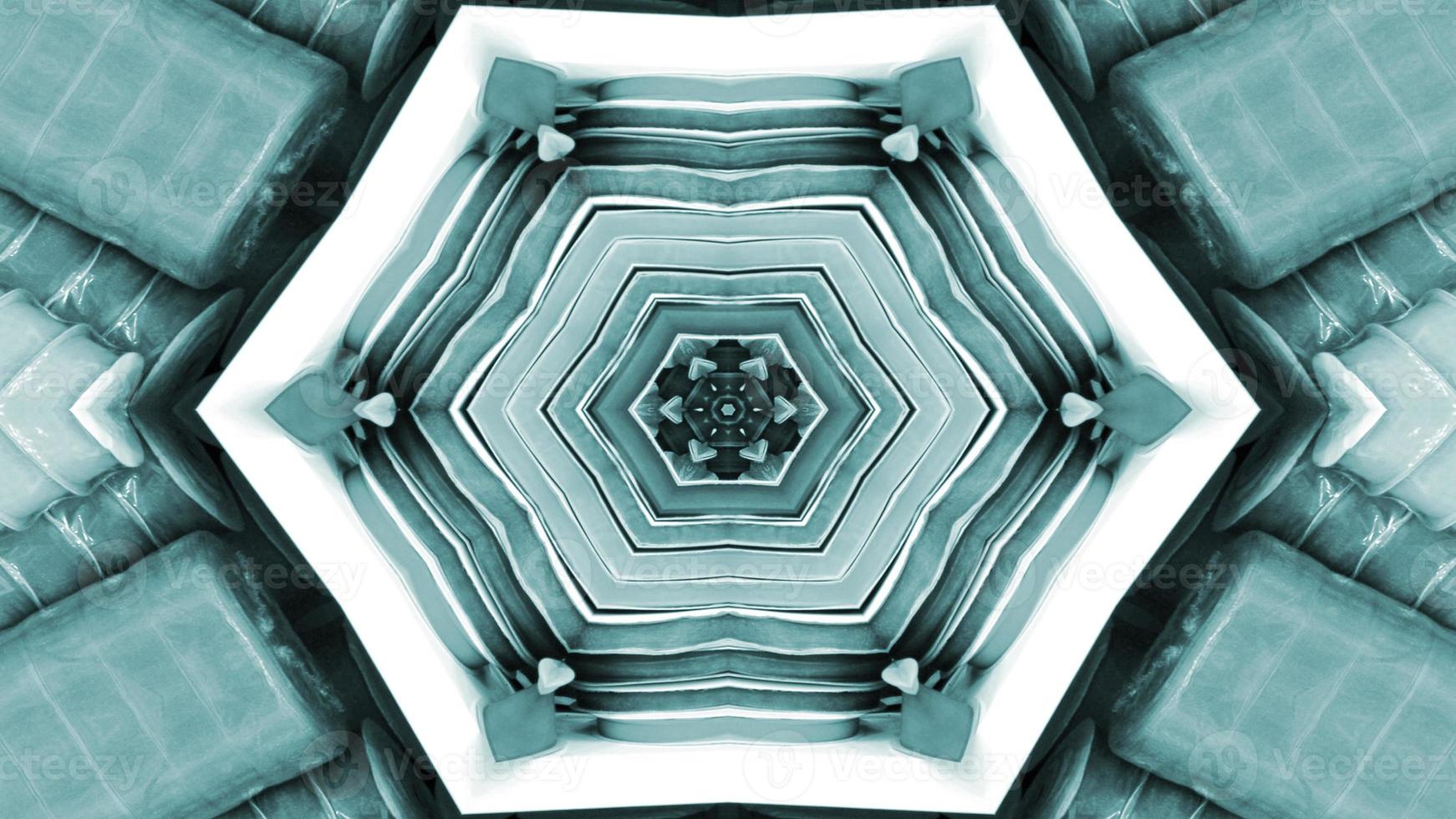 Abstract Colorful Symmetric Kaleidoscope photo