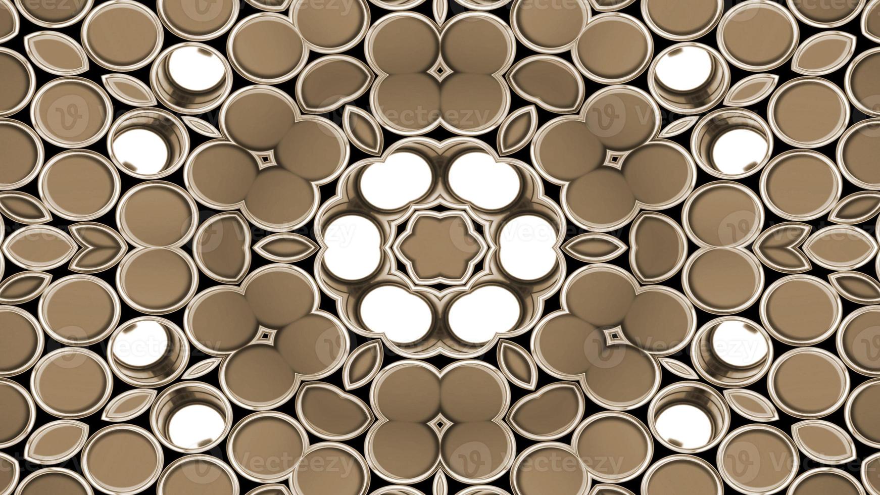 Abstract Colorful Symmetric Kaleidoscope photo