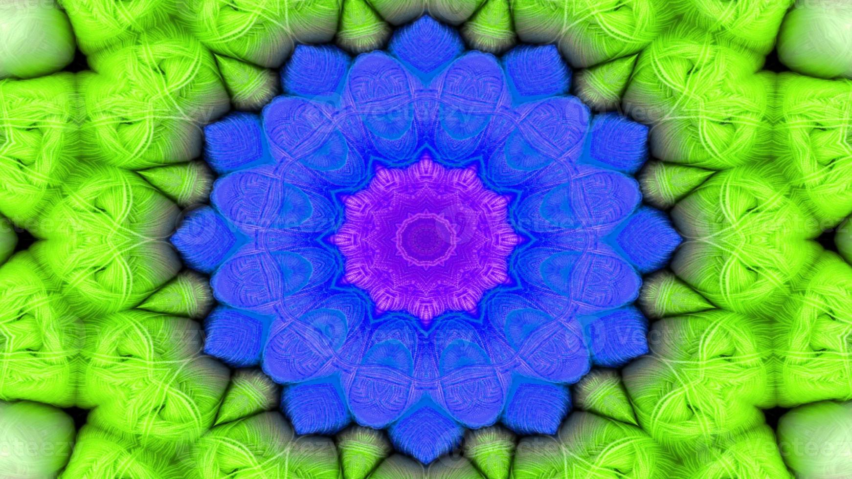 Abstract Colorful Symmetric Kaleidoscope photo