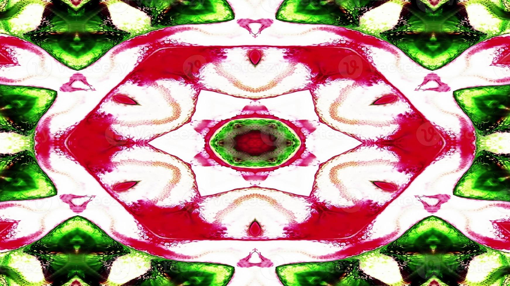Abstract Colorful Symmetric Kaleidoscope photo