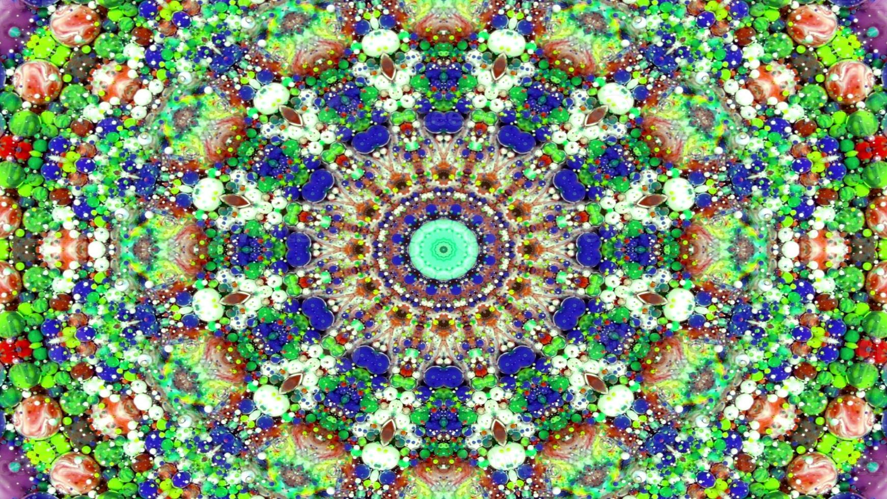 Abstract Colorful Symmetric Kaleidoscope photo