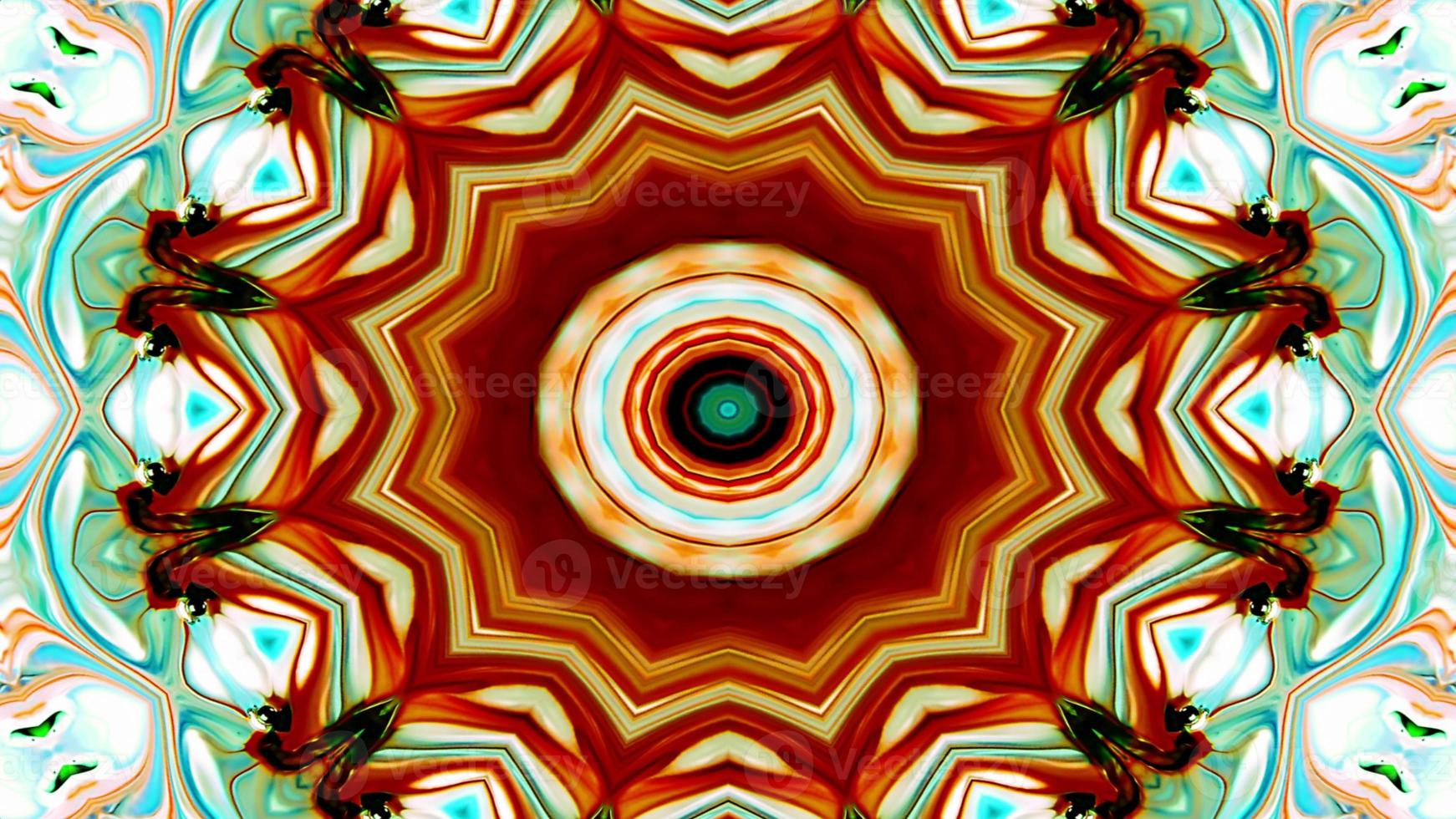 Abstract Colorful Symmetric Kaleidoscope photo