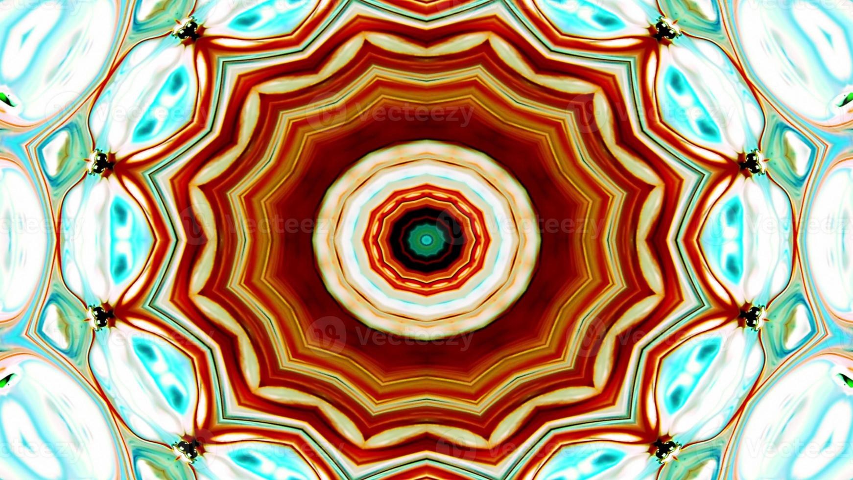 Abstract Colorful Symmetric Kaleidoscope photo