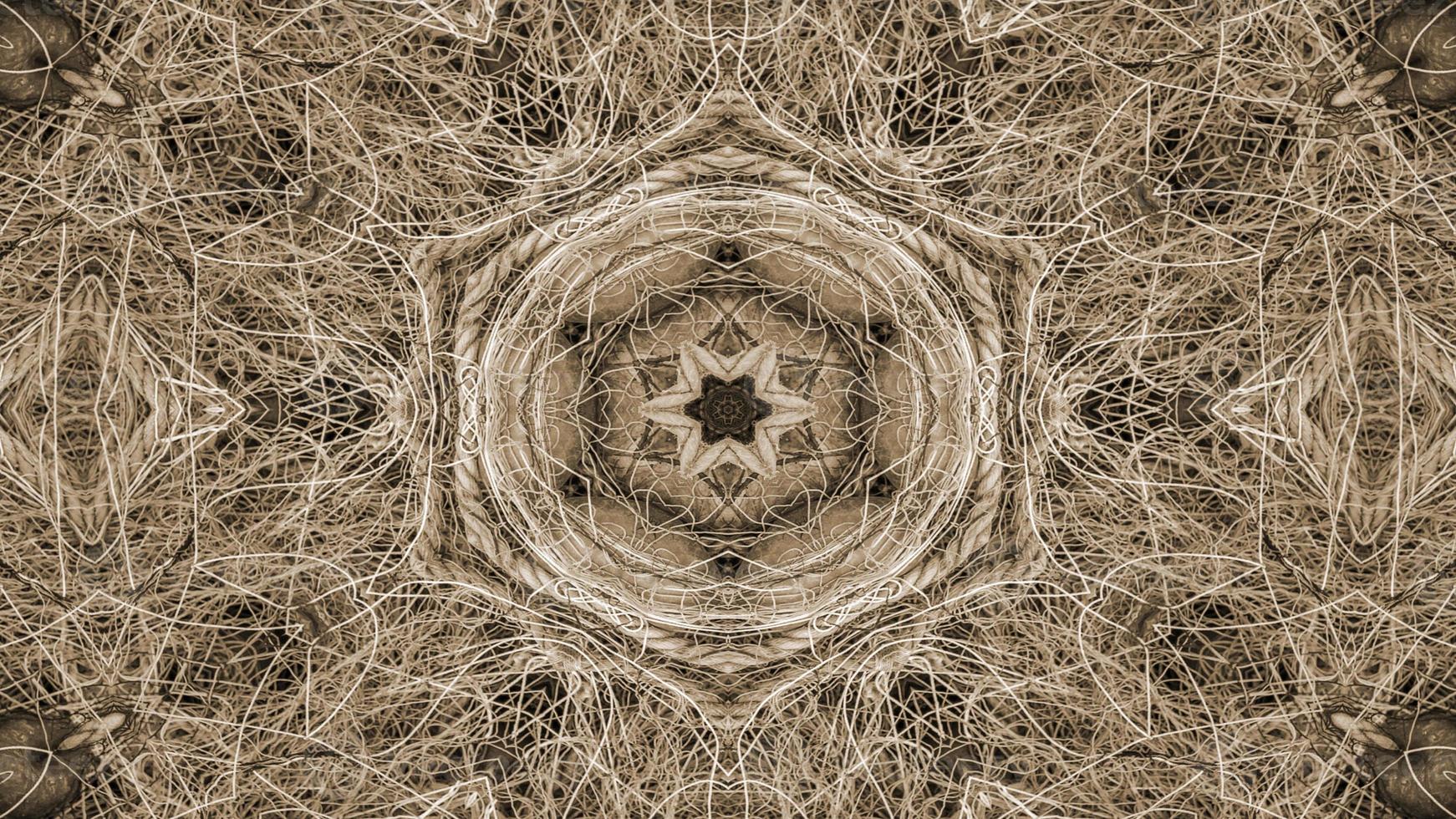 Fishnet Fishing Lines Kaleidoscope photo