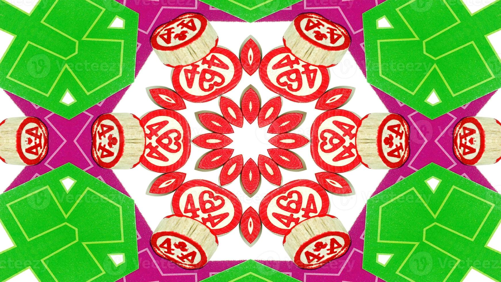 Gambling Dices and Chips Kaleidoscope photo