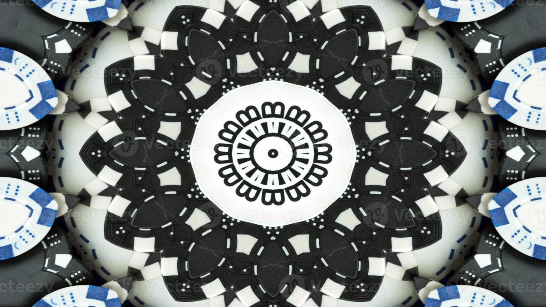 Gambling Dices and Chips Kaleidoscope photo