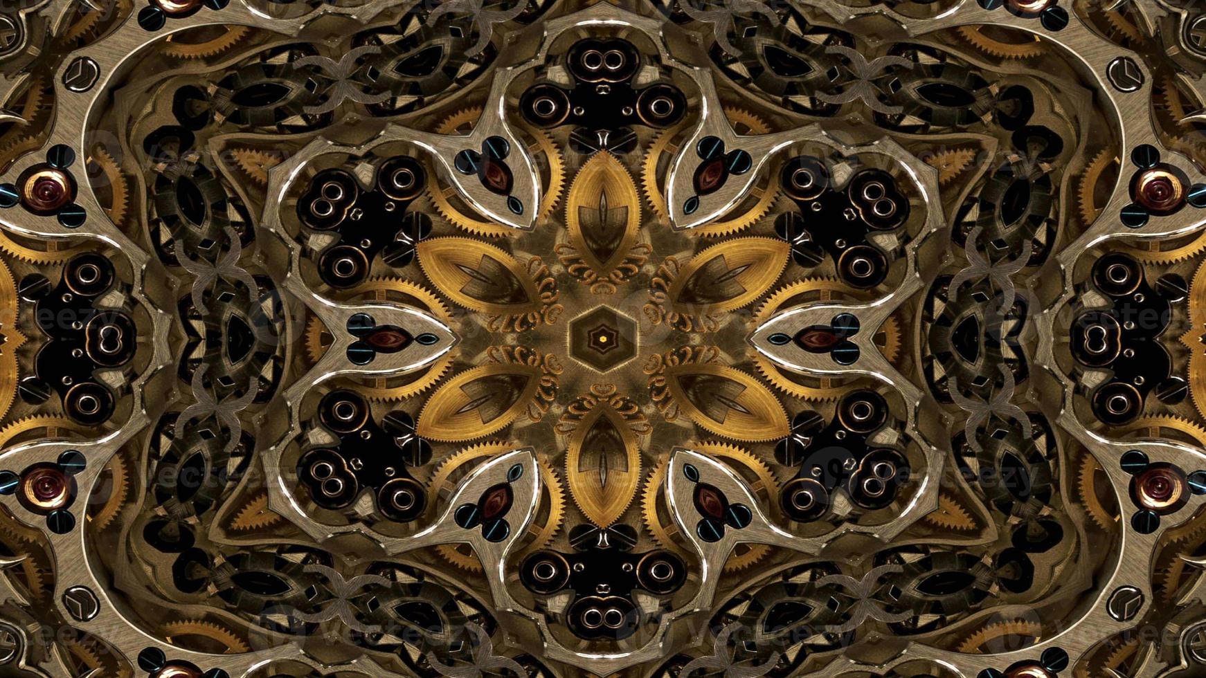 Metallic Industrial Kaleidoscope photo