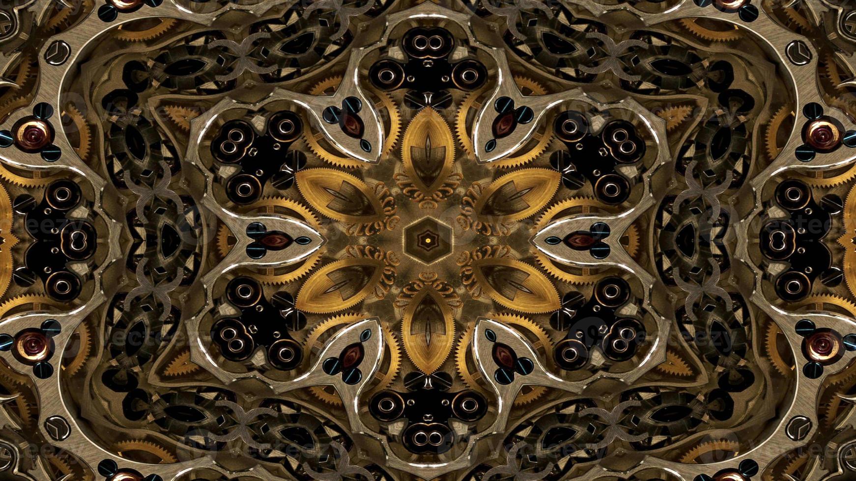 Metallic Industrial Kaleidoscope photo