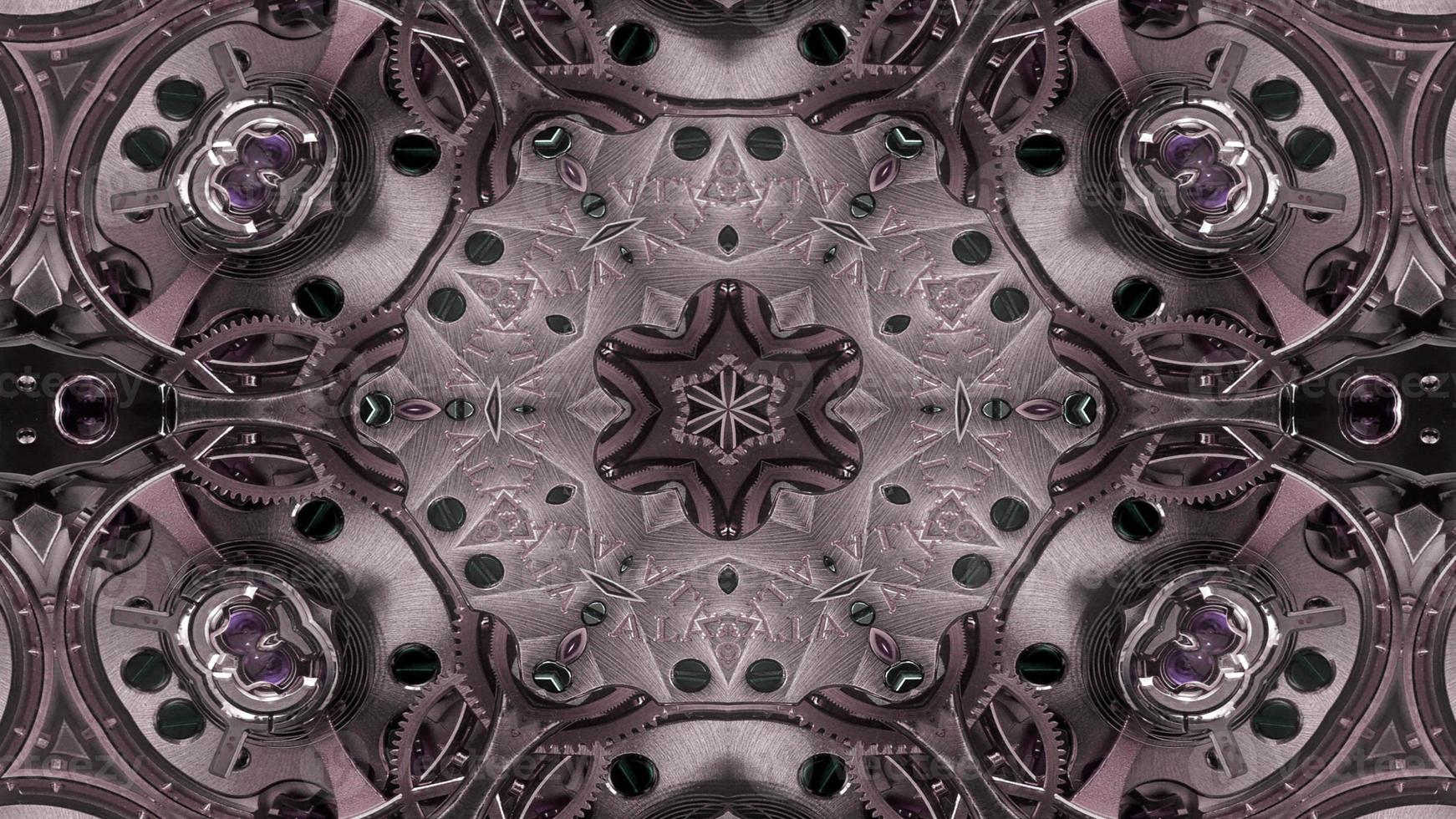 Metallic Industrial Kaleidoscope photo