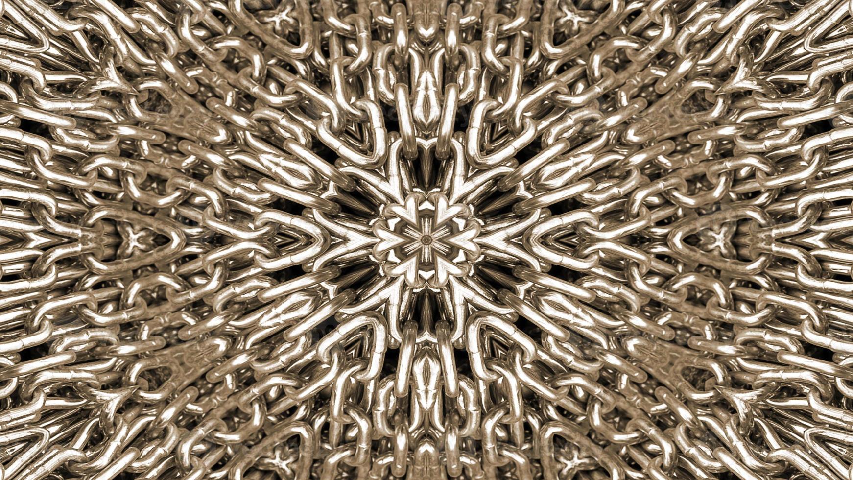 Metallic Industrial Kaleidoscope photo