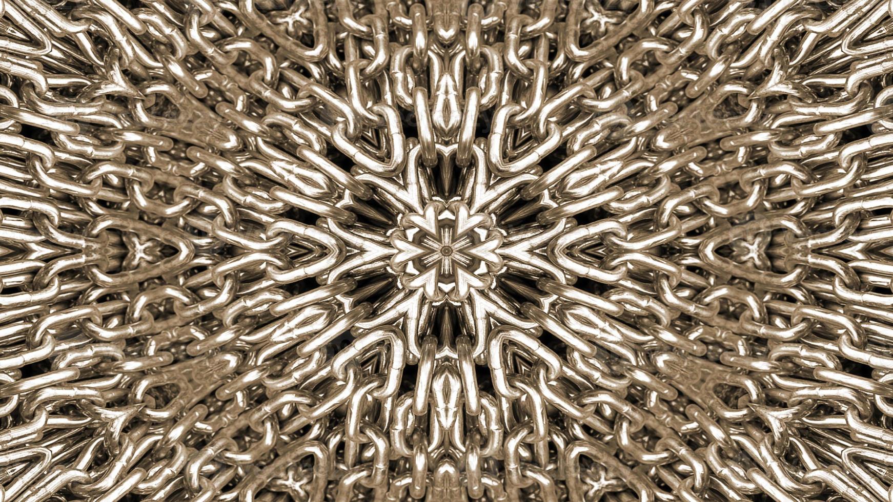 Metallic Industrial Kaleidoscope photo