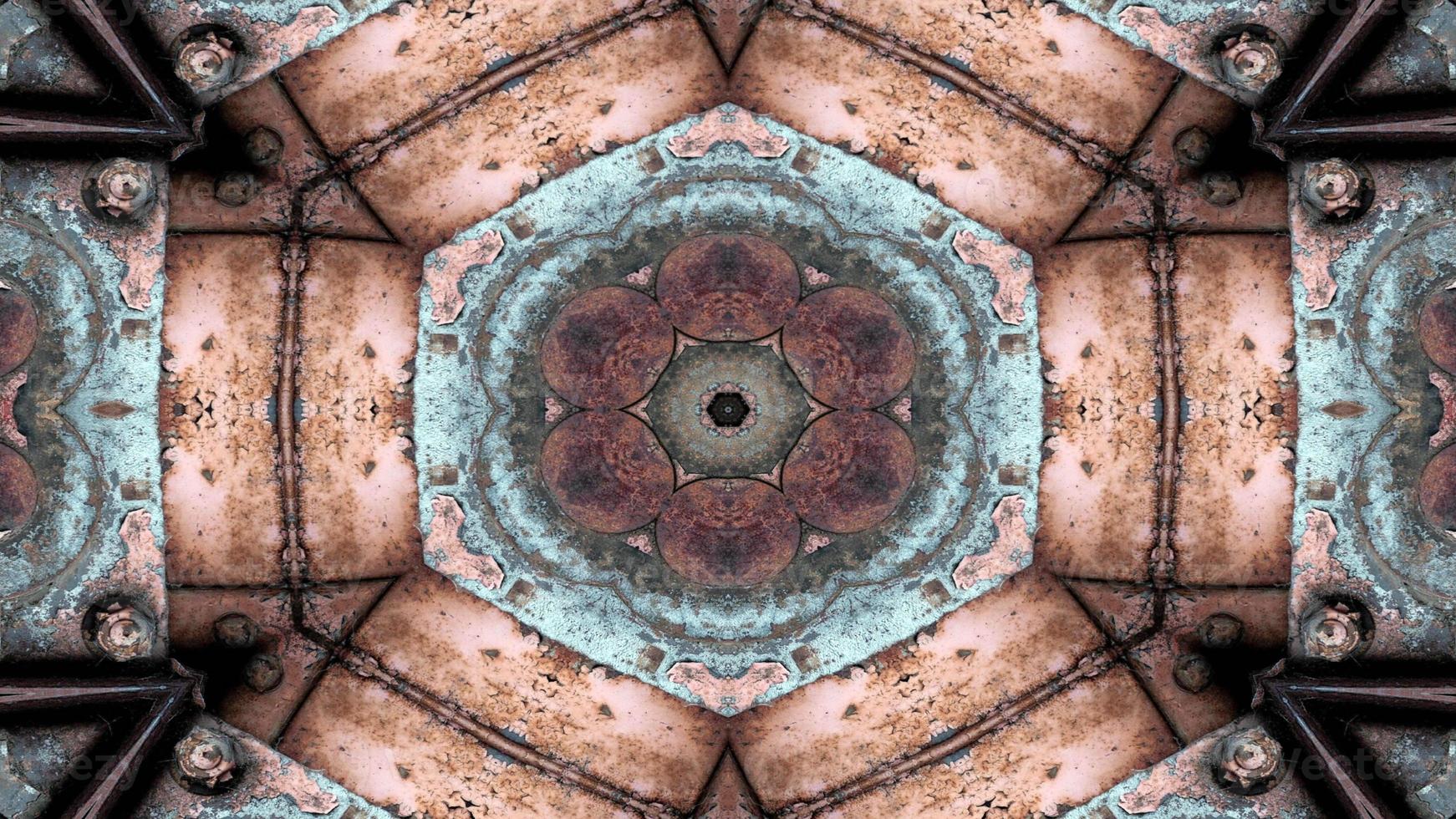 Metallic Industrial Kaleidoscope photo