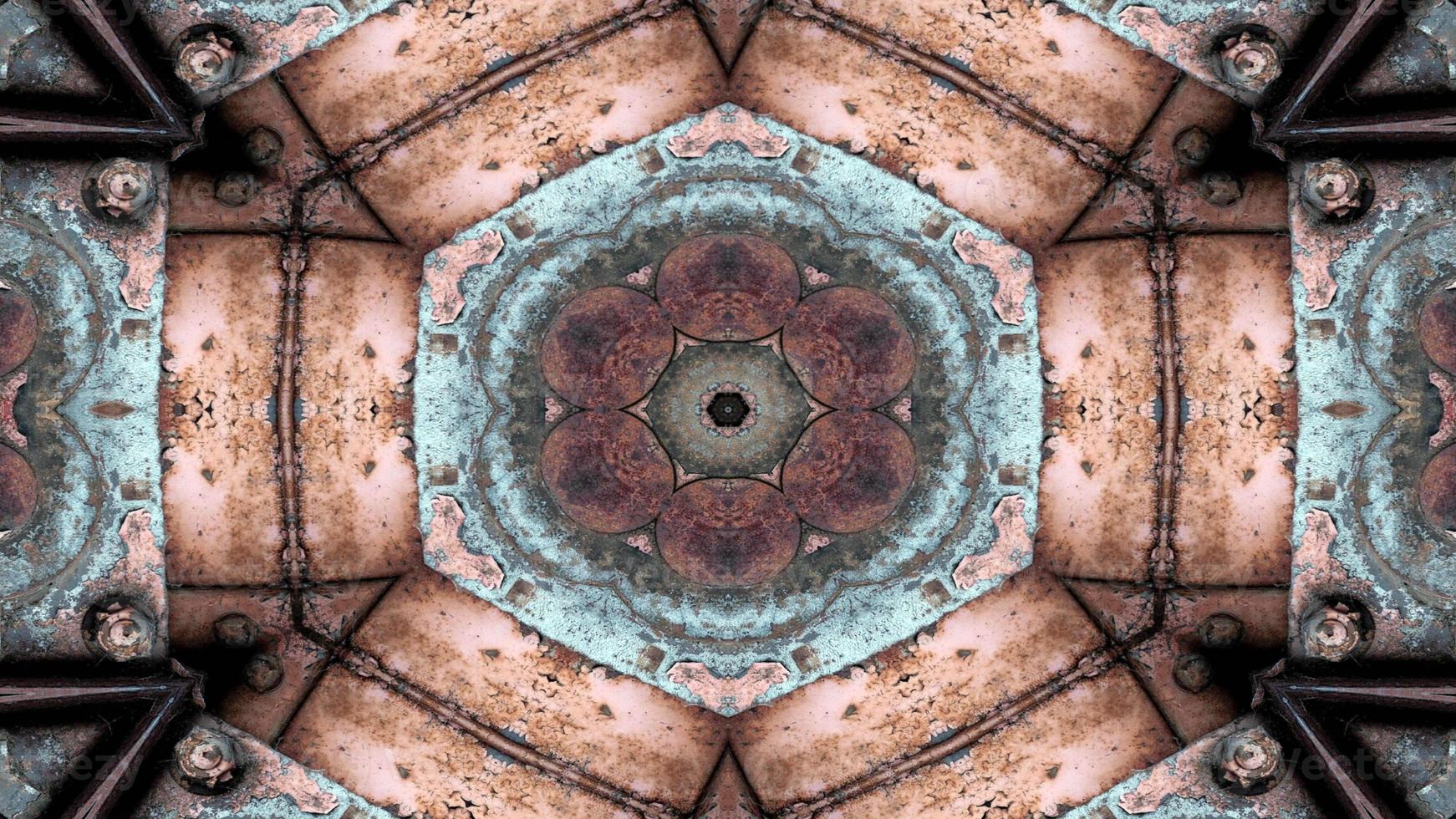 Metallic Industrial Kaleidoscope photo