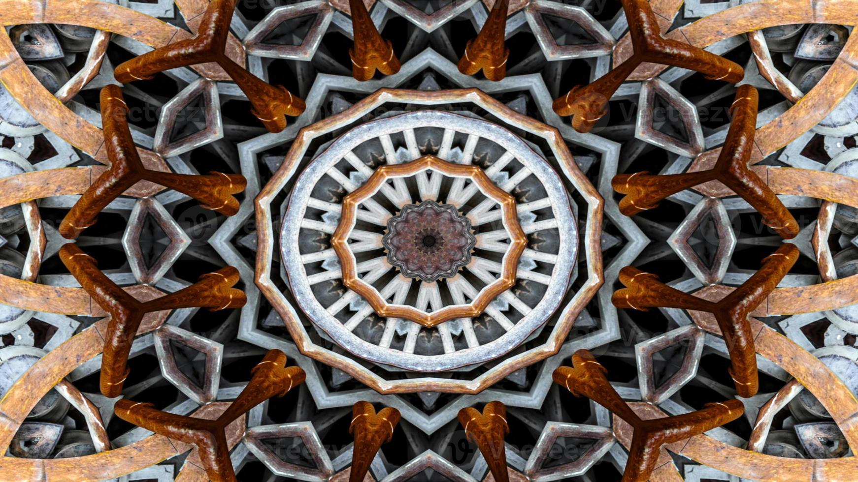 Metallic Industrial Kaleidoscope photo