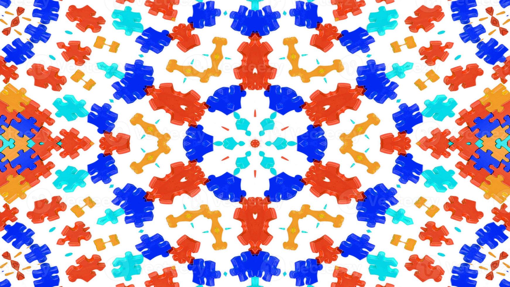 Abstract Puzzles Kaleidoscope photo
