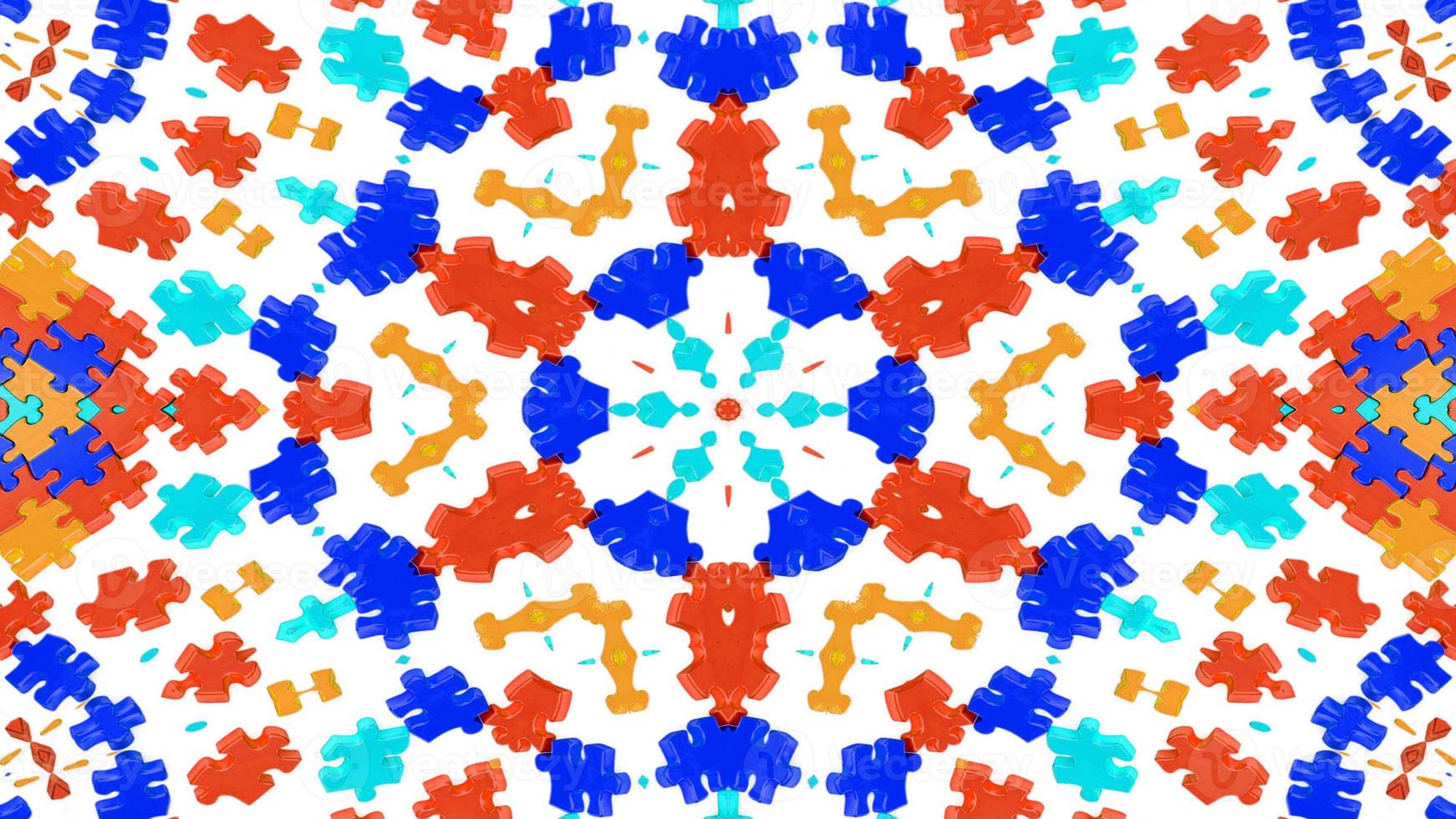 Abstract Puzzles Kaleidoscope photo