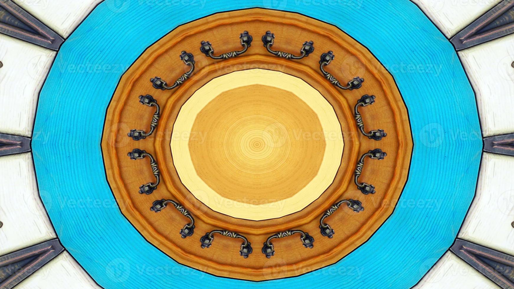 Abstract Wooden Kaleidoscope photo