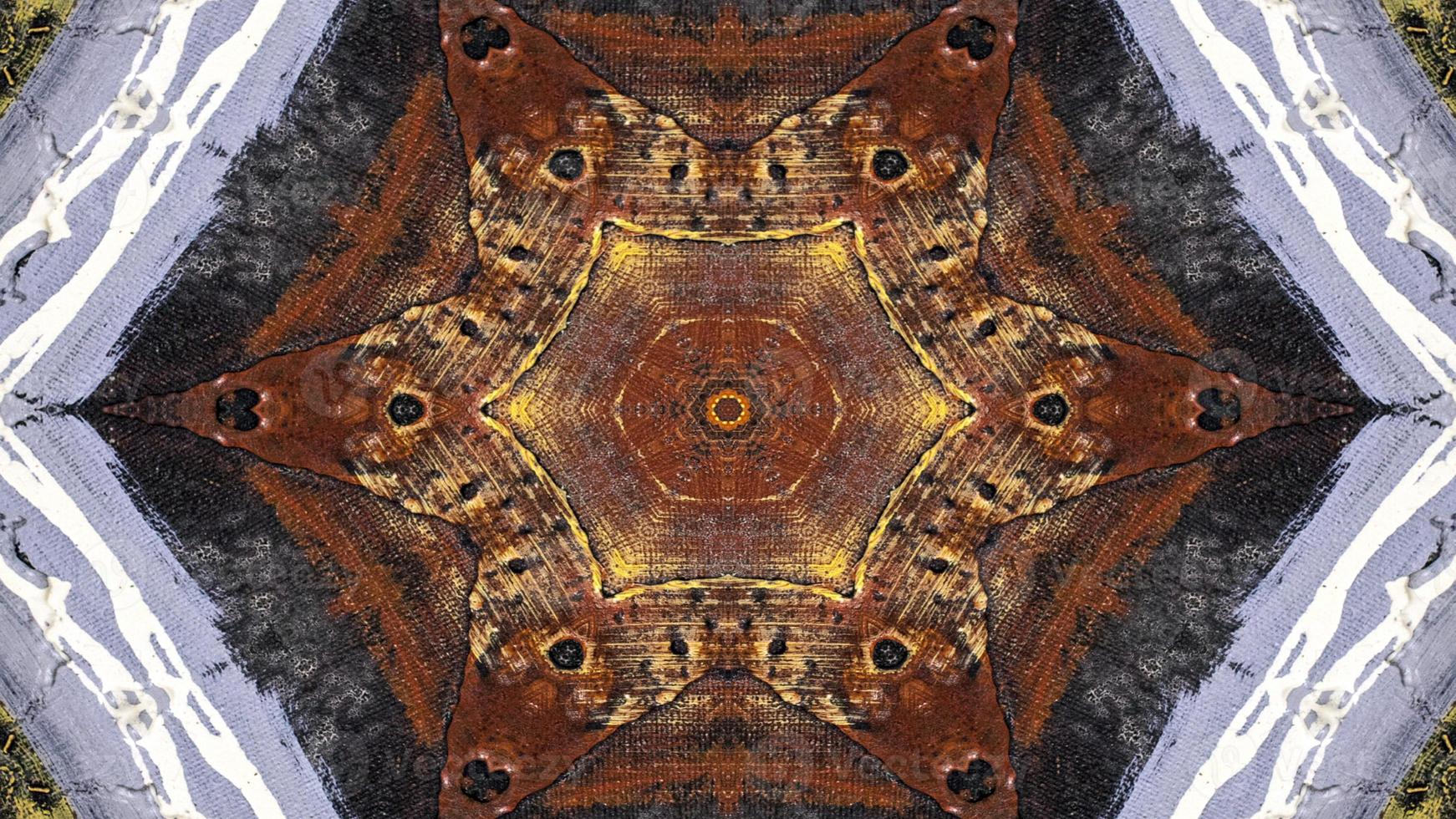 Paint Ink Brush Kaleidoscope photo