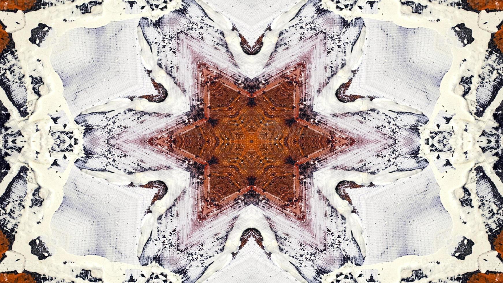 Paint Ink Brush Kaleidoscope photo