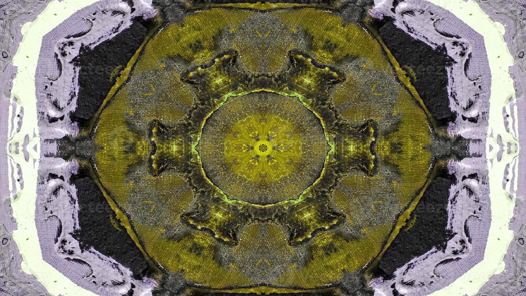 Paint Ink Brush Kaleidoscope photo