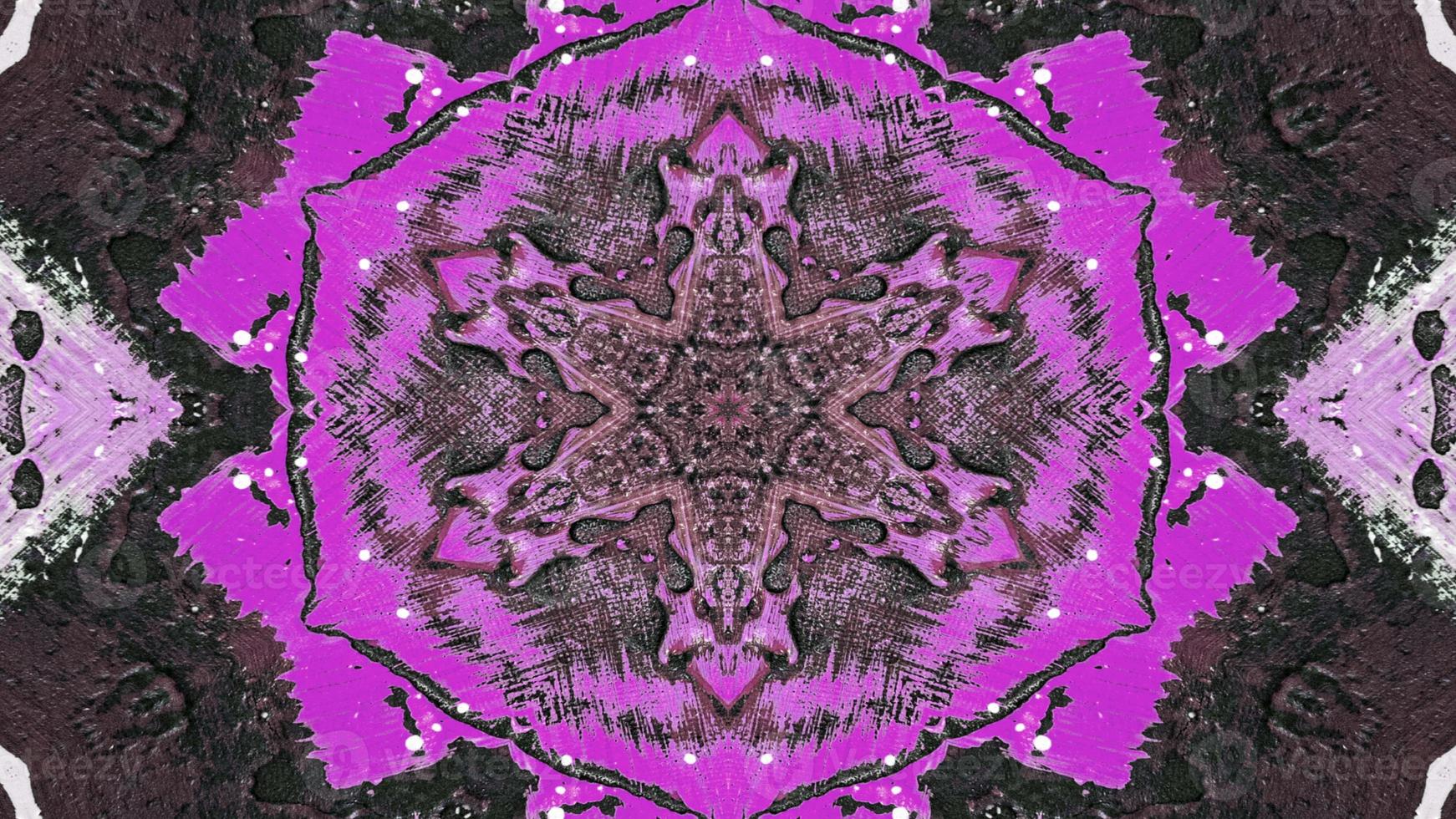 Paint Ink Brush Kaleidoscope photo