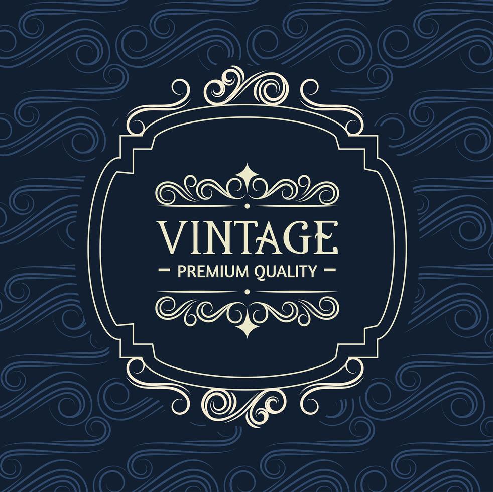 banner vintage style vector