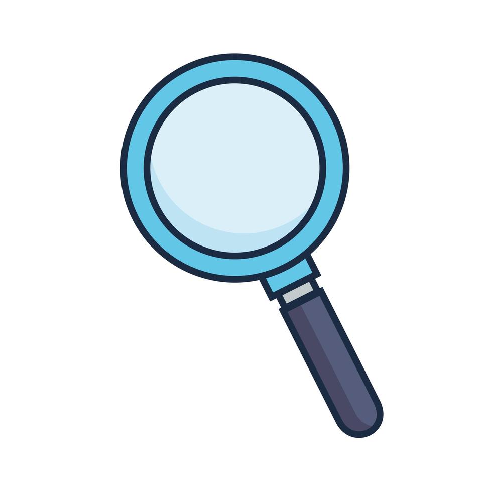 magnifying glass icon vector