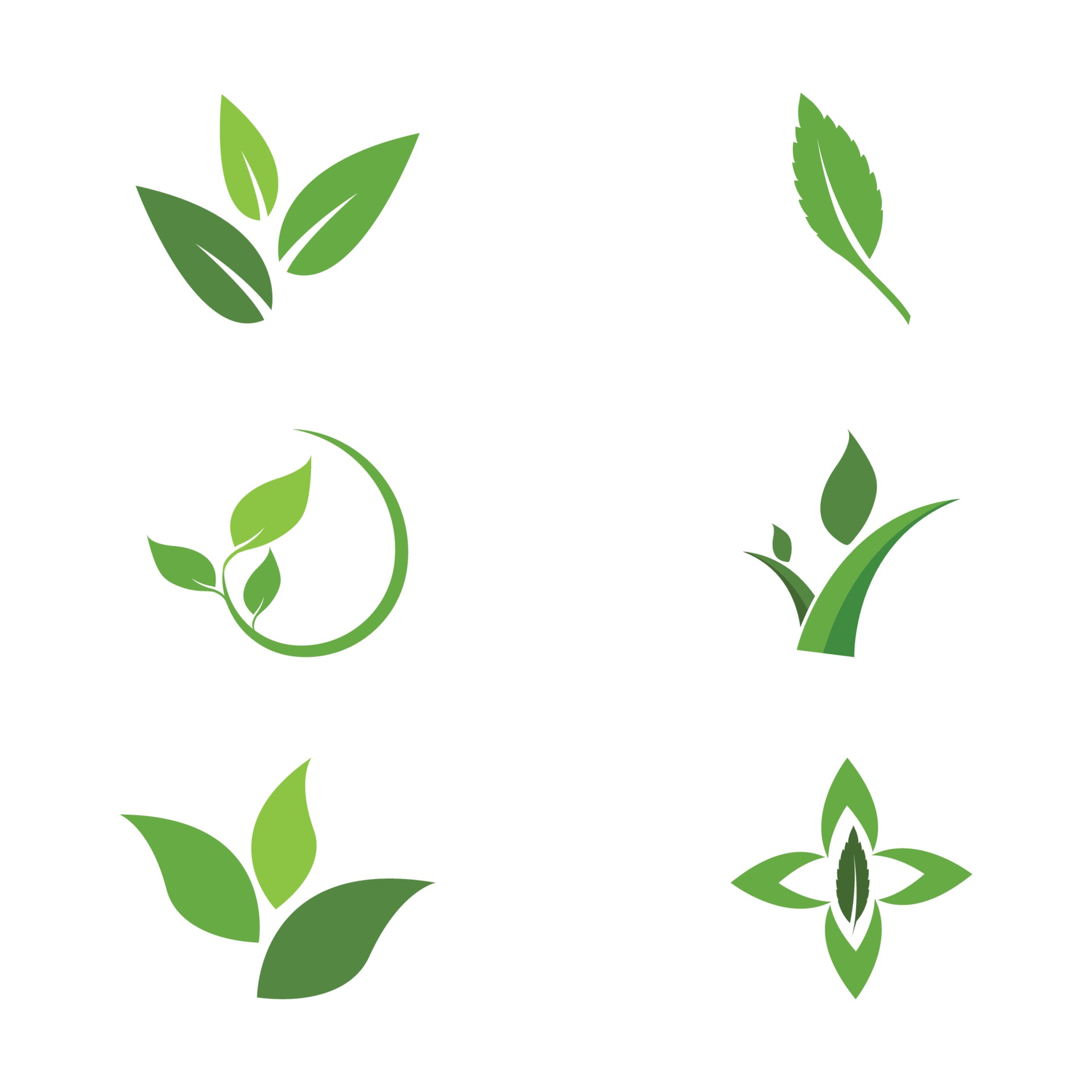 Leaf icon Vector Illustration design Logo template 3126027 Vector Art at Vecteezy