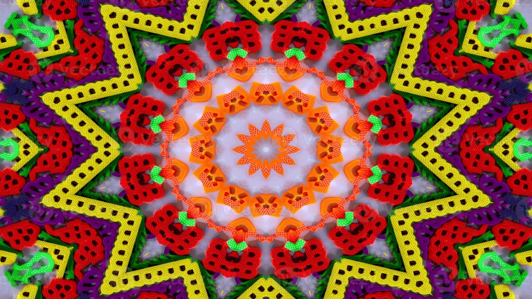 Numbers and Letters Kaleidoscope photo