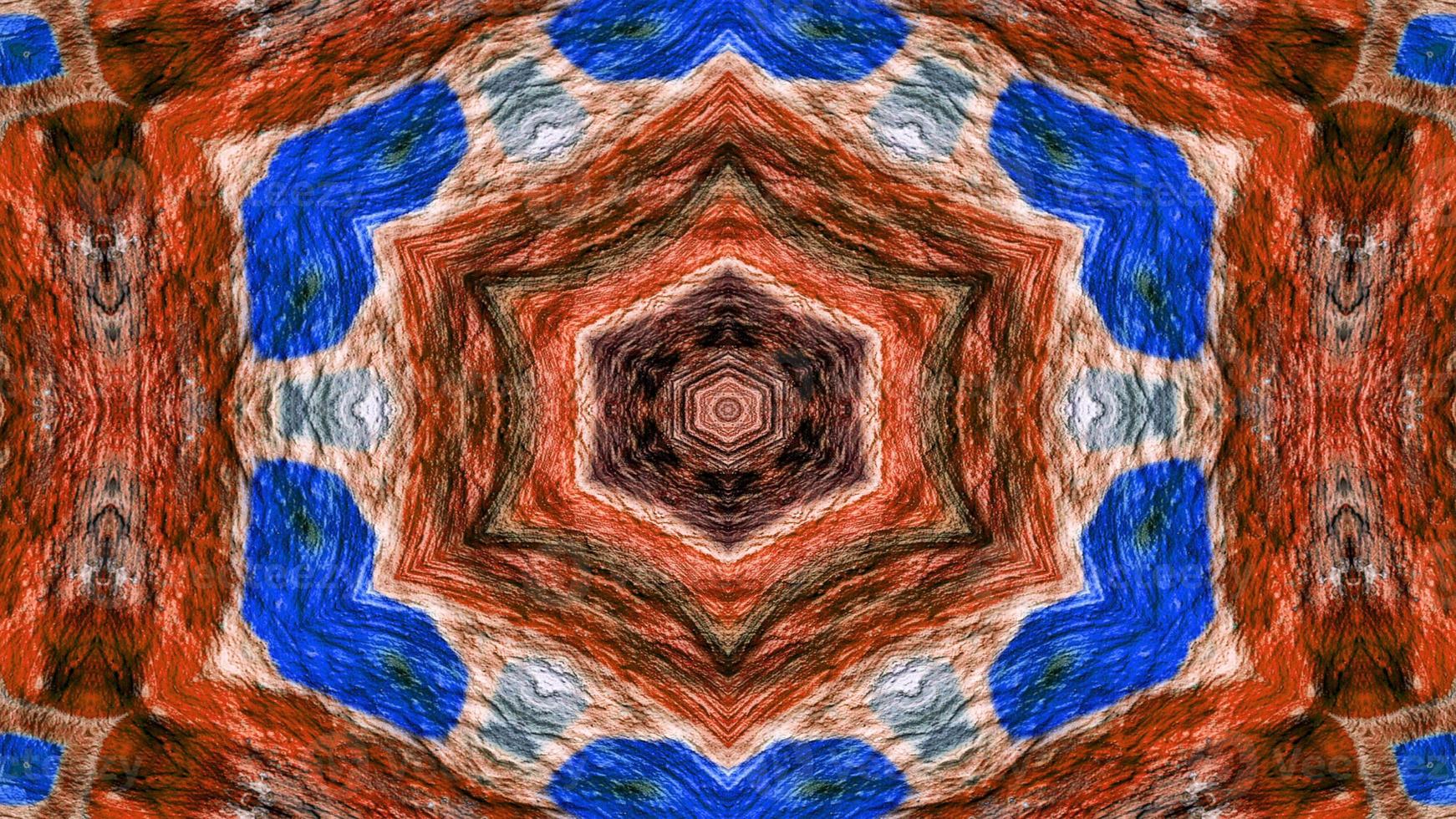 Abstract Wooden Kaleidoscope photo