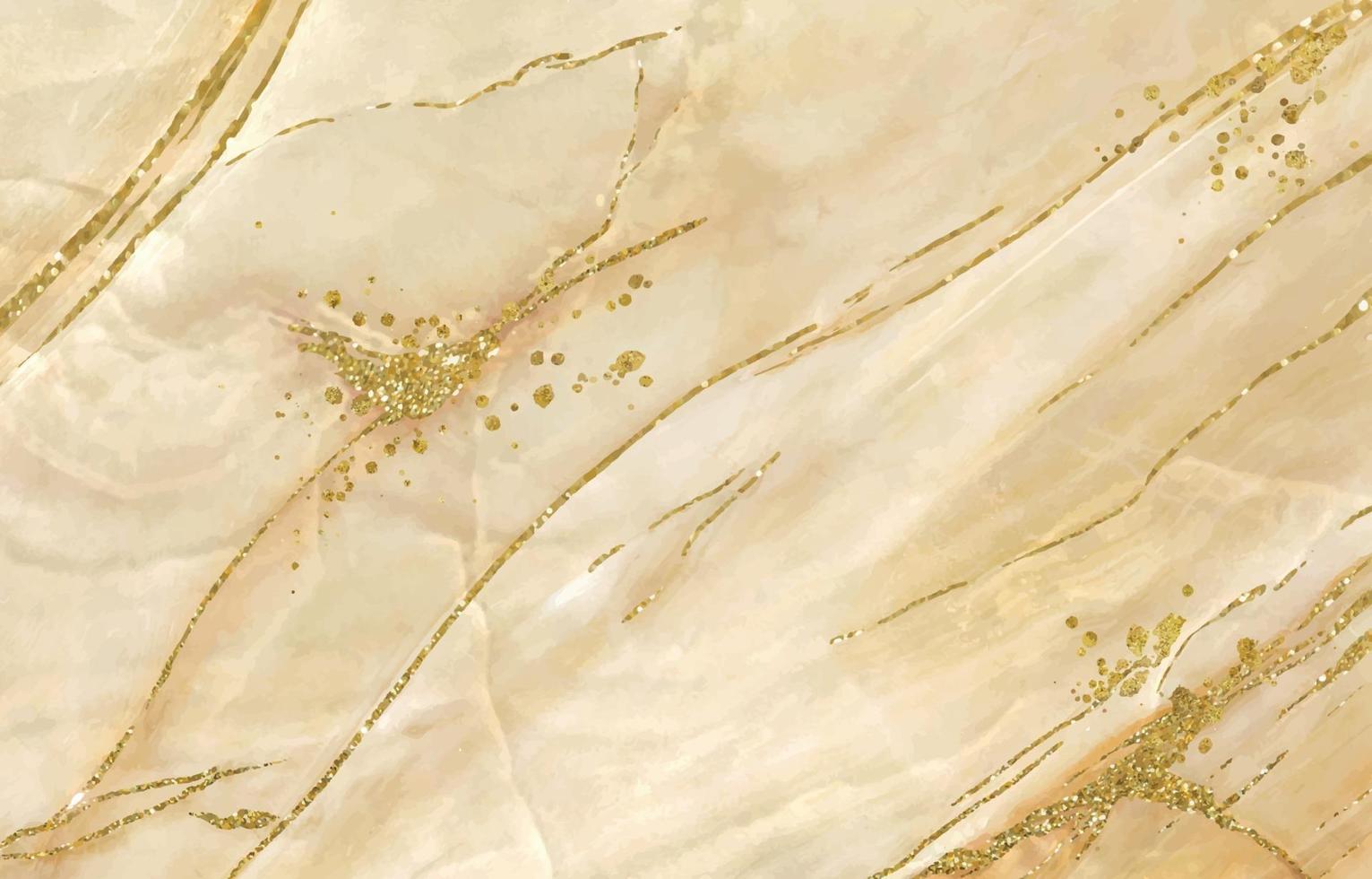 fondo de mármol dorado beige de lujo vector