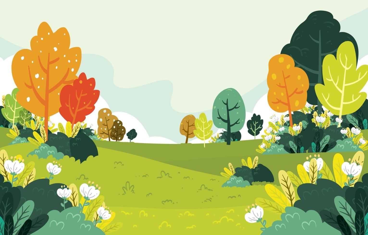 concepto de fondo natural vector