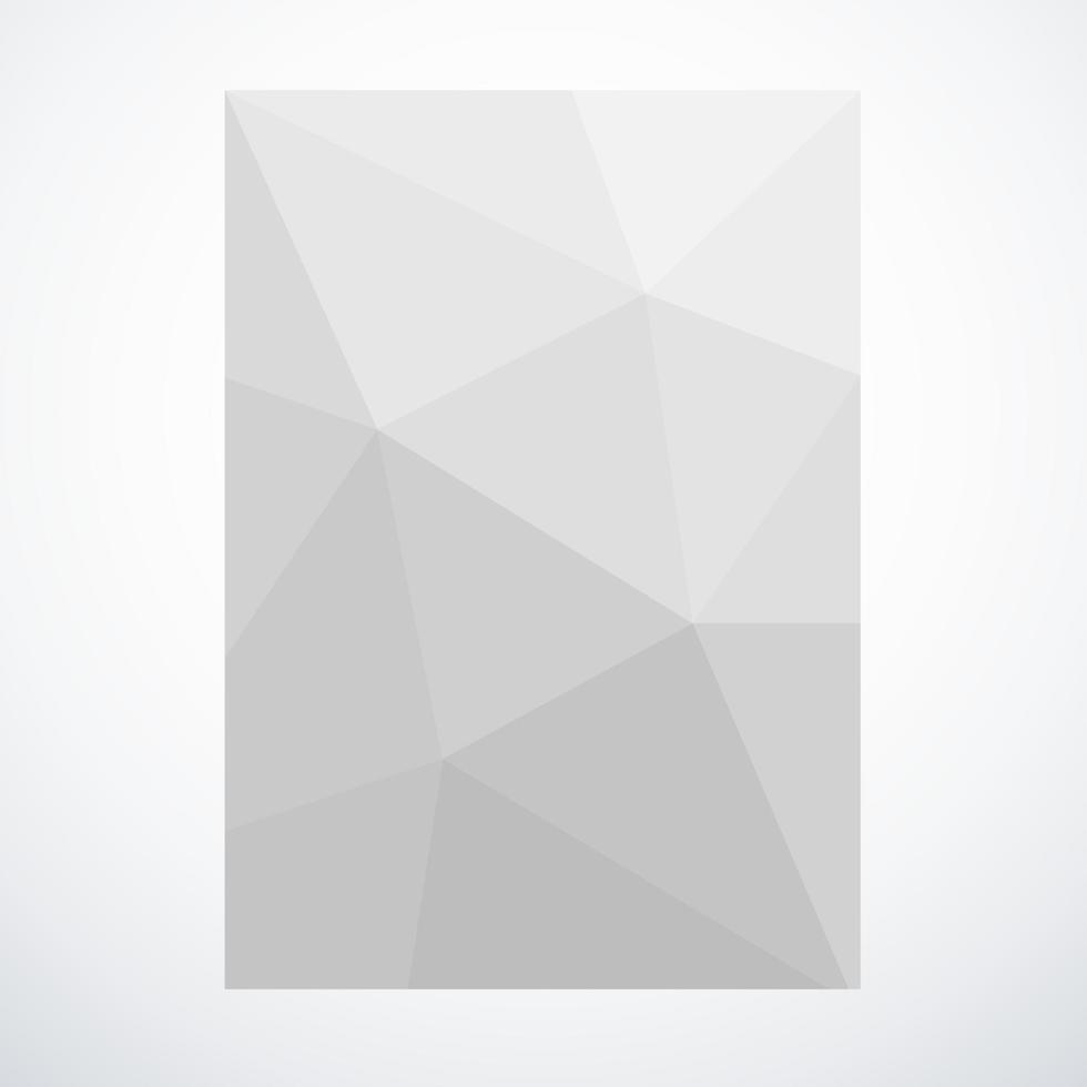 Fondo abstracto, patrón gris de baja poli, diseño de folleto de póster vector