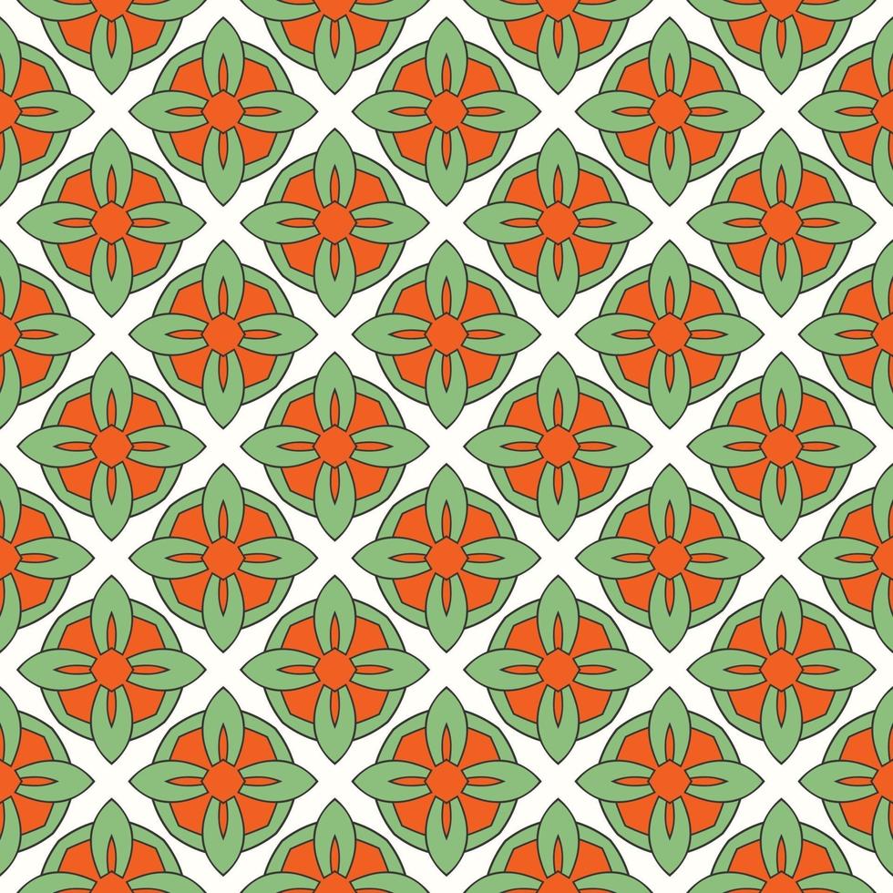 Patrón abstracto flores de colores brillantes ilustración vectorial vector