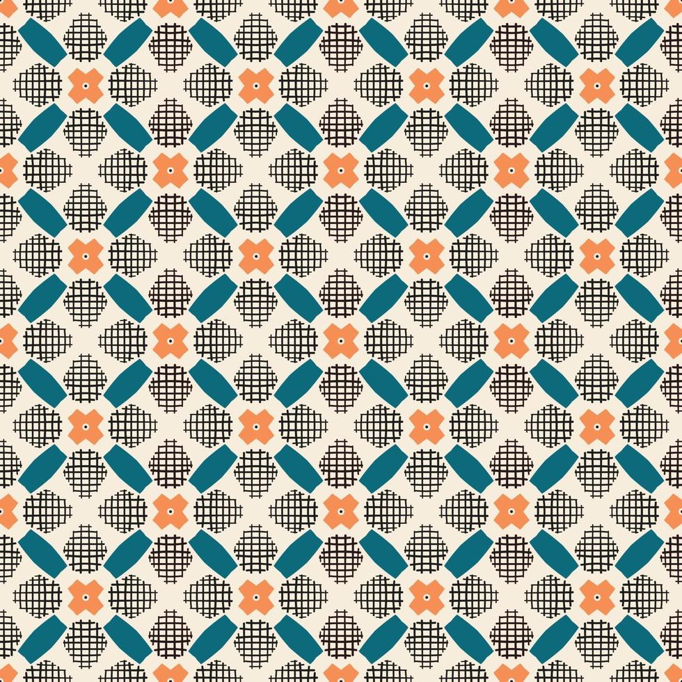 Abstract Pattern style retro Vector illustration