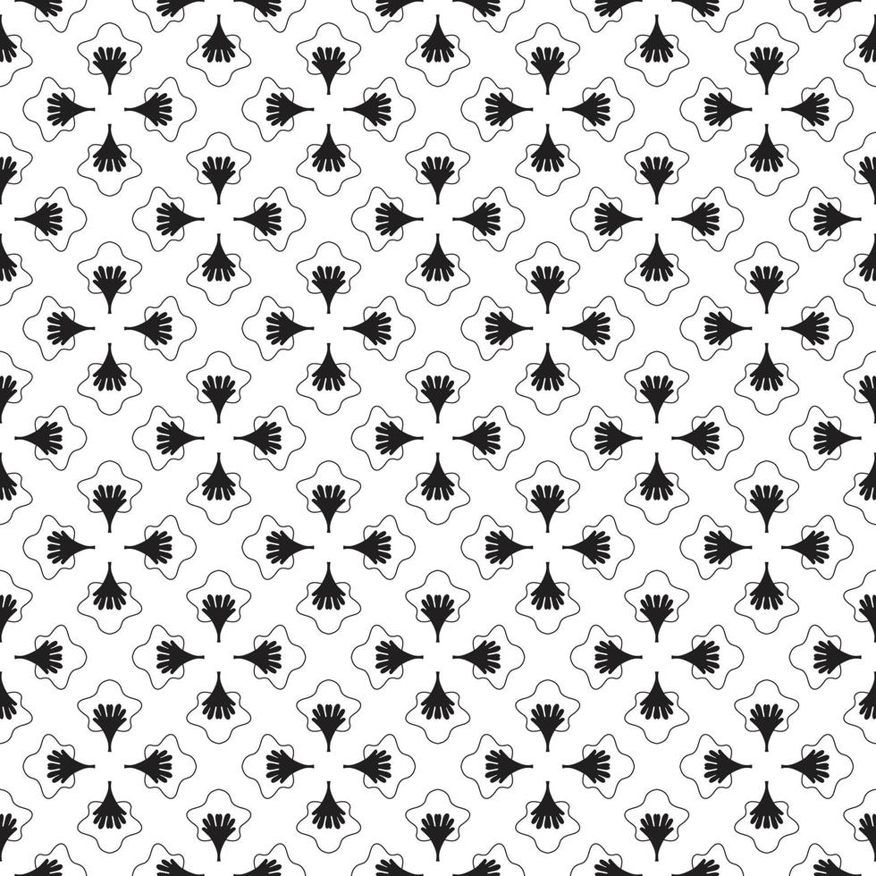 Abstract pattern hand fan retro geometric  Vector illustration