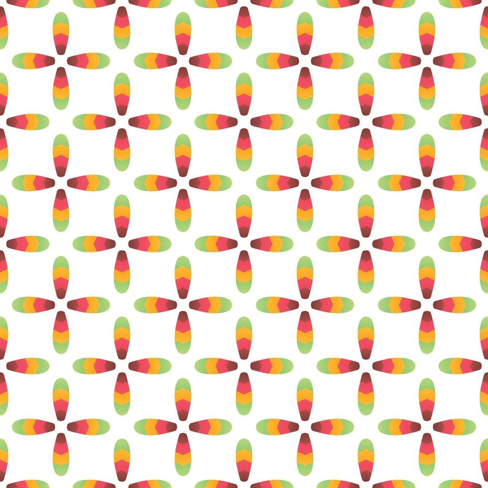 Ilustración de vector de gradiente de flor de patrón abstracto