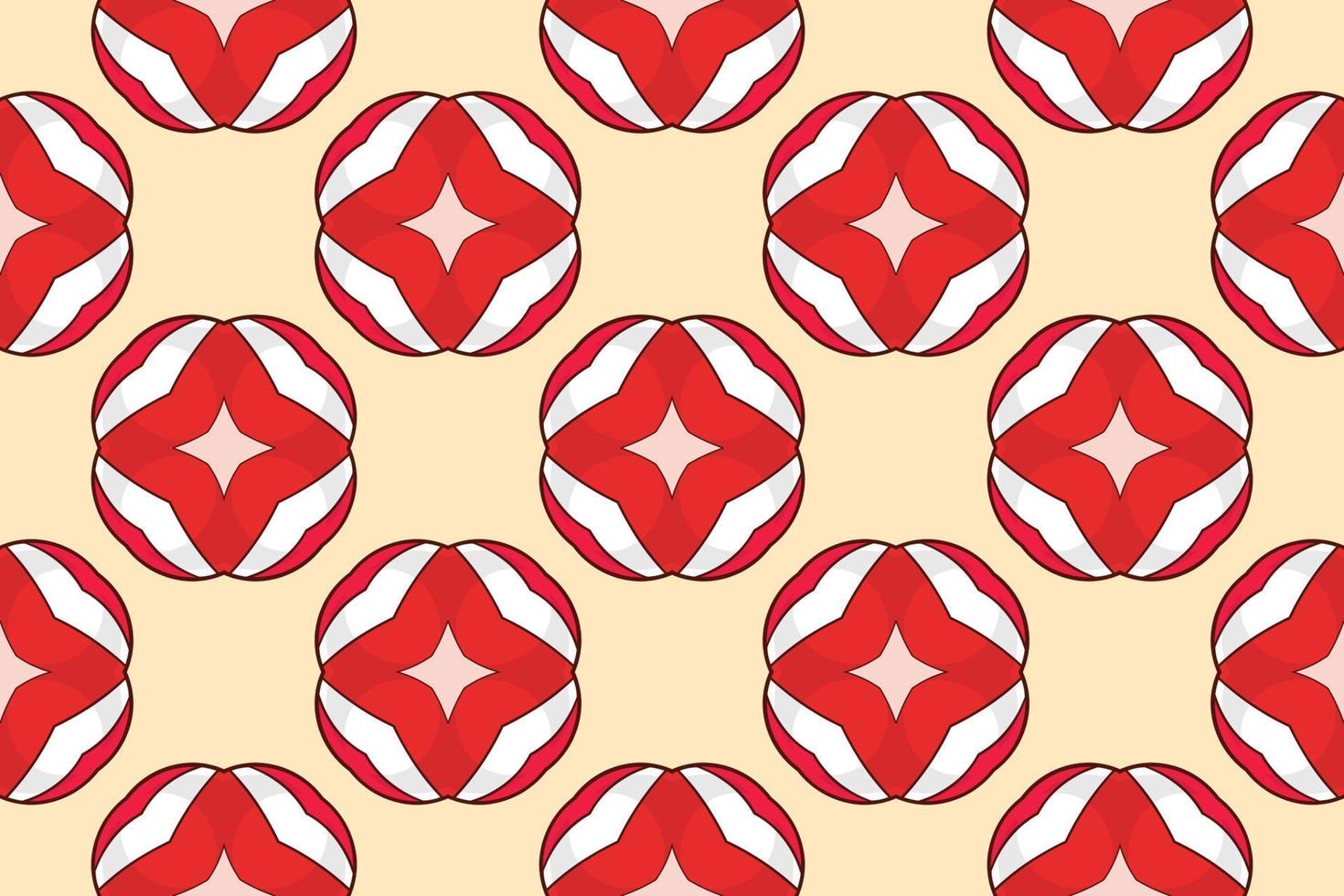 Ilustración de vector de papel de embalaje de regalo de patrón