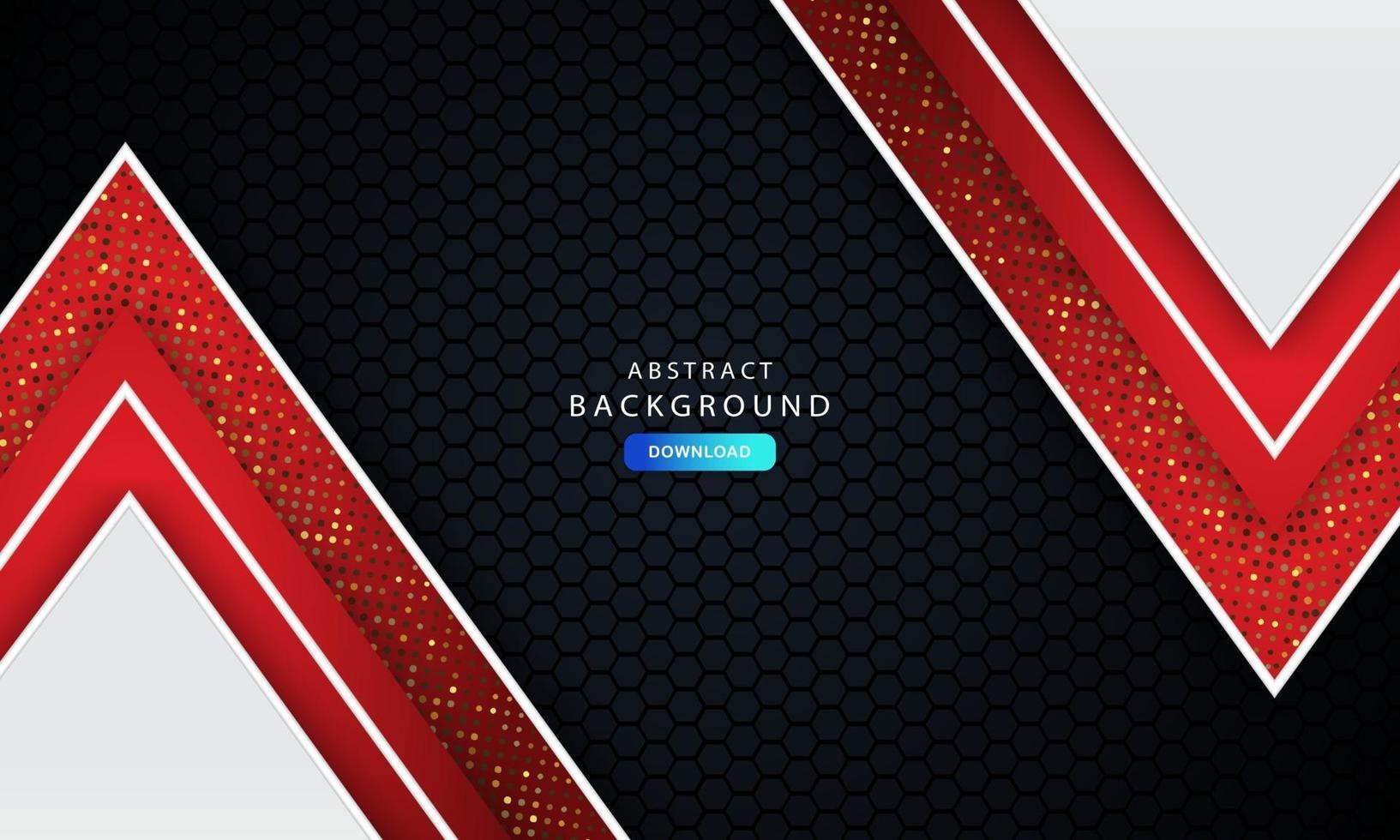Template corporate banner concept red black grey and white vector