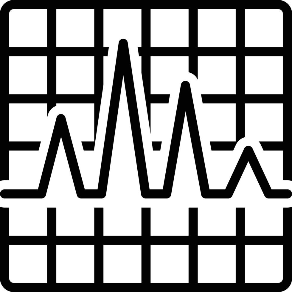Line icon for chromatography vector